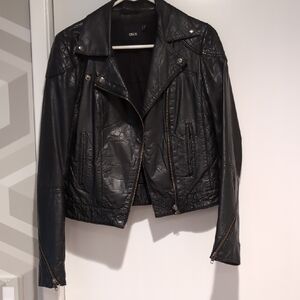 ASOS Women's Black Moto Leather Jacket